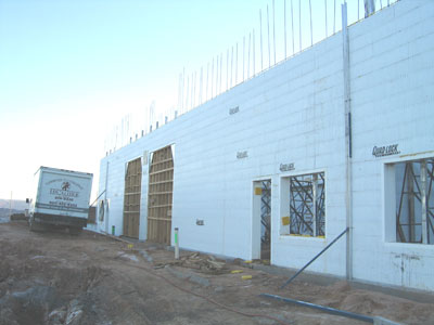 commercial building under construction