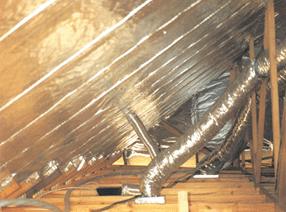 smart foil in an a large attic